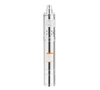 Pompe de puits 500 W, pompe de puits profonde, compatible avec le sable, plage de pulvérisation jusqu'à 100 mètres, pompe à vis sous-marine pour irrigation agricole, pompe à eau souterraine 2000 l/h