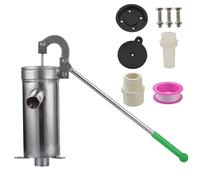 Pompe de puits en acier inoxydable, pompe manuelle de 32, 8 pieds profondeur, pichet étanche soudé avec filetage interne, eau manuelle épaissie pour la maison, le jardin et la cour