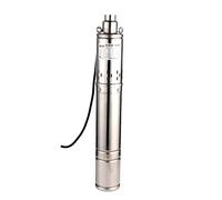 Pompe de puits immergée en acier inoxydable 1100 W / 1,5 HP 2000 L / H Hauteur de refoulement max 110 m Diamètre de sortie 100 mm