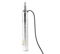 Pompe De Puits Pompe De Puits Profond Pompes Submersible En Acier Inoxydable 20m 2850 Tr/Min DiamèTre De Sortie 1" Pour La Maison/Industriel/Agriculture Et Jardin (370W/24V)