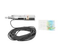 Pompe de puits profond et pompe de puits à énergie solaire - Pompe submersible - Protection contre la surchauffe - Faible bruit - Avec câble de 17 m pour sources et applications agricoles (200 W, 1500