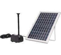 Pompe de puits solaire, débit de 1000 l/h, étanche IP68, noir