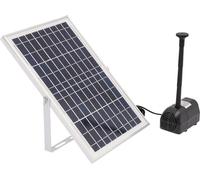 Pompe de puits solaire, haute efficacité, design écologique, noir