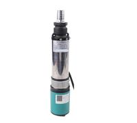 Pompe de puits submersible Pompe à eau solaire durables 12 V/24 V 40 m 400 W à haute élévation for puits profonds, pompe submersible à vis CC, irrigation agricole, jardin, maison(260W 30m 24V)