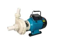 Pompe de puits submersible Pompe centrifuge auto-amorçante for eaux usées 380 V, résistante aux alcalis, pompe immergée industrielle en plastique(No. 1 750W)