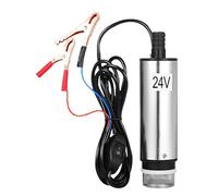 Pompe de puits submersible Pompe submersible DC 12 V/24 V for le pompage d'huile et d'eau, pompe de transfert d'huile et de carburant de 51 mm, avec filtre, pompe de vidange(24V)