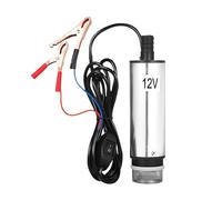 Pompe de puits submersible Pompe submersible DC 12 V/24 V for le pompage d'huile et d'eau, pompe de transfert d'huile et de carburant de 51 mm, avec filtre, pompe de vidange(12V)