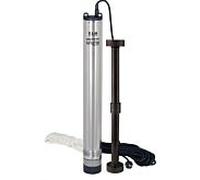 Pompe de puits TIP - pompe pour puits profonds en acier inoxydable avec commande automatique, 5 400 l/h, 5,3 bar, 53 m, résistante au sable, BigWell 90-53 AUT 30084