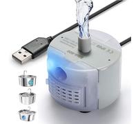 Pompe de Rechange pour Fontaine à Eau Chat Chien, Faible Consommation | Lumière LED, Câble USB, Super Silencieuse, Pompe de Remplacement silencieuse Pompe à Eau Chiens de Compagnie