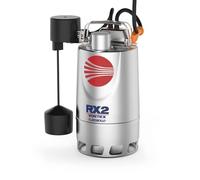 Pompe de relevage 220V Pedrollo RX M Vortex GM 220 Eaux usées, Flotteur vertical, 6 m³/h, 0.37 kW, Inox, Classique