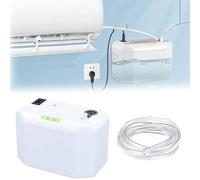 Pompe De Relevage, 24 L/H Mini Pompe De Relevage Ultra Silencieuse Pompe De Relevage Climatisation Avec 5M Tuyau 200 Ml Pompe à Condensat Alarme De DéBordement Drainage Automatique