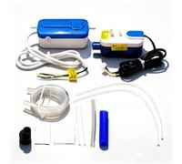 Pompe de relevage mini split 110-240V silencieuse 24L/h | Réservoir 60ml intégré, système automatique HVAC, pour climatiseur et déshumidificateur, pompe d'évacuation compacte