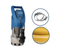 Pompe de relevage pour eaux chargées inox + tuyau de refoulement 10 m + raccords RENSON 164035