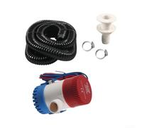 Pompe de sentage automatique pour 750 GPH, 12 V, drainage rapide | Pour un débit de 750 GPH, drainage automatique, idéal pour les inondations, pompage rapide de l'eau