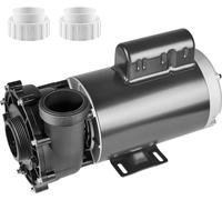 Pompe de spa VEVOR à 2 vitesses, 56 cadres, pompe de spa à deux vitesses, 1600 W / 39 m3/h / 15 m haute vitesse ou 400 W / 19 m3/h / 3,9 m basse vitesse, raccord 2 pouces