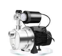 Pompe de surpression en acier inoxydable, pompe auto-amorçante automatique domestique, for eau chaude et froide alimentée par l'eau du robinet ou l'énergie solaire Haute efficacité