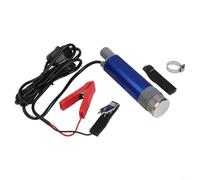 Pompe de transfert de carburant électrique sans fil 12 V 24 V CC en acier inoxydable portable pour caravane, camion, tracteur, jerrican 38 mm (12 V)