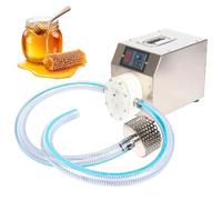 Pompe de transfert de liquide visqueux électrique, pompe de transfert de miel avec tuyau, 5-10 L/min et vitesse réglable, rotation inverse, pour le traitement des liquides visqueux et du sirop