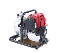 Pompe de transfert d'eau à moteur à essence, débit de 8000L/heure, hauteur de refoulement de 30m, rouge, EU