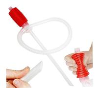 Pompe de transfert d'eau et de carburant Siphon, suppression de gaz de gaz, pompe siphon pour les tondeuses à gazon et le pompage manuel de l'essence, le siphon d'eau, l'alcool et plus / 15 mm