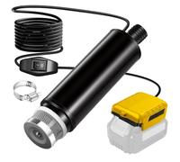Pompe de Transfert d'Eau Sans Fil Commpatible avec Batterie DeWalt 18V/20V | pompe à eau Pompe de puisard pour De-Walt 18V/20V,Mini Pompe submersible à eau pour batterie De-Walt 18V/20V