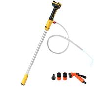 Pompe de transfert d'eau sans fil pour batterie Dewalt 18 V 20 V, hauteur de tête de 5 m, débit élevé 2736 l/h, pompe à eau pour piscine, jardin, étang, bateau, canons de pluie drainant