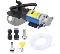 Pompe de transfert d'huile diesel sans fil compatible avec Makita 18V batterie, pompe d'extraction d'huile moteur portable 100W avec 2 tuyaux pour tracteur, caravane, bateau, camion (sans batterie)