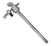 Pompe de transfert d'huile pneumatique avec manomètre et soupape de sécurité pour diesel, eau, huile moteur, huile hydraulique, huile d'engrenage et autres liquides