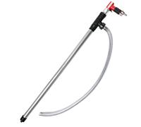 Pompe de Transfert D'huile Pneumatique, Pompe À Fût en Acier Inoxydable, Équipée D'un Manomètre et D'une Soupape de Sécurité, Débit 10-70 L/min(Aluminum alloy)