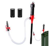 Pompe de transfert d'huile, pompe de transfert d'eau - Pompe à batterie portable en PVC - Pompe à siphon à gaz de charbon pour professionnels, débutants, utilisateurs domestiques et professionnels