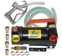 POMPE DE TRANSFERT DIESEL 230V - Pompe à Carburant FIOUL avec PISTOLET ET ACCESSOIRES AU COMPLET - POMPE Électrique - Pompe à Vidange - 160WATT 40l/m