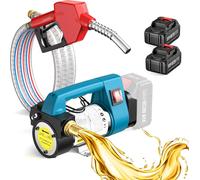 Pompe de transfert diesel sans fil sans balais, moteur puissant de 260W, construction métallique durable, bleu