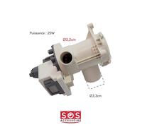 Pompe de vidange - BEKO - Compatible multi-marques - Corps complet - Moteur intégré