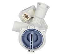 Pompe de vidange compatible avec Bosch 00146083 HANNING avec tête de pompe et tamis pour machine à laver