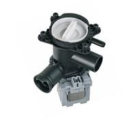 Pompe de vidange - Filtre à peluches - Pompe magnétique - 30 W - Compatible avec Bosch Siemens 00145777 BSH
