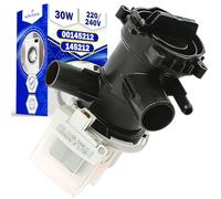 Pompe de vidange pour lave-linge Puissance 30 W 220/240 V avec code original 00145212 145212 pour Bosch pour Siemens pour Balay pour Constructa - Garantie de 10 ans MONTERAL
