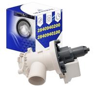 Pompe de Vidange pour Machine a Laver 30W 220/240V 50HZ 0,33A Possède le Code D'origine 2840940100 2840940200 2863200900 288040200 pour Beko pour Blomberg pour Arcelik Garantie de 10 Ans- MONTERAL