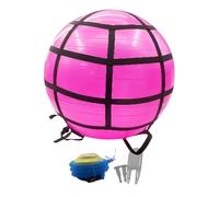 Pompe De Yoga - Boule D'exercice De Grossesse | Anti Éclatement Extra Avec Pompe À Main | Boules De Stabilité Portable Pour Résistance Au Noyau, Équilibre, Entraînement À La Maison, Fitn