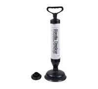 Pompe Déboucheur Ventouse à Air Comprimé, 2 Embouts 15 cm et 6,5 cm, pour WC Évier Douche Canalisation
