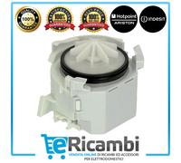 Pompe d'échappement lave-vaisselle Hotpoint Ariston C00297919 Blac couvre-vai...