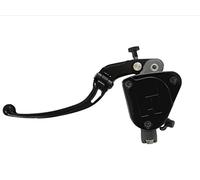 Pompe d'embrayage forgée 16 x 18 cm avec support intégré, long levier de direction noir (bouton + levier) pour Aprilia Dorsoduro 900 de 2017 à 2018, DC 900