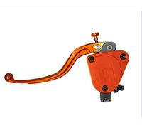 Pompe d'embrayage forgée16 x 16 avec bac intégré, levier fixe long orange (bouton + levier) pour Aprilia Dorsoduro 900 de 2017 à 2018, CC 900