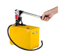 Pompe d'essai hydraulique manuelle 16 Mpa, 38 ml/heure, avec réducteur de pression et cadran, capacité de charge de 81 kg, idéale pour les essais de contrainte de pipeline.