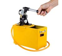 Pompe d'essai hydraulique manuelle pour test de pression de pipeline, plage de 1,6 MPa-40 MPa avec réducteur de pression et cadran, idéale pour les réservoirs semi-ou entièrement fermés