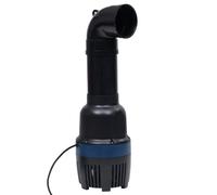 vidaXL Pompe d'Étang Électrique Pompe de Bassin Pompe de Débit Pompe de Cours d'Eau Circulation d'Étang Jardin Extérieur 26000 L/h 135 W Noir G