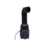 vidaXL Pompe d'Étang Électrique Pompe de Bassin Pompe de Débit Pompe de Cours d'Eau Circulation d'Étang Jardin Extérieur 26000 L/h 135 W Noir G