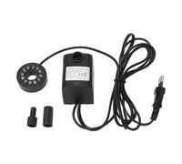 Pompe D'étang Ultra Silencieuse à Débit Réglable avec Lumière LED, Pompe à Eau Submersible 600LPH pour Aquarium (Prise UE 220-240V)