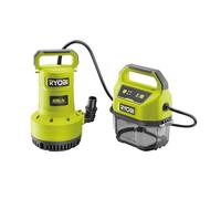 Pompe d'évacuation 18V - 4 200 l/h - immersion maxi. 4 m - norme IPX7 - vendue sans batterie ni chargeur