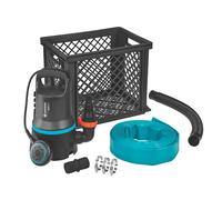 Pompe d'évacuation à eaux chargées électrique 300W Flood Set Gardena