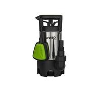 Pompe d'évacuation Eaux chargées 550W Cuve Inox Submersible avec flotteur Alimentation 10m VITO